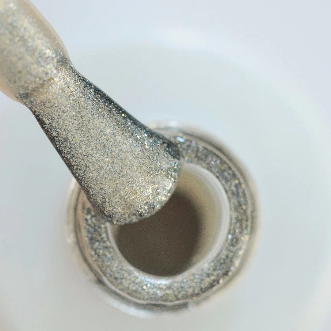 STRIPLAC TOP COAT GOLD GLITTER