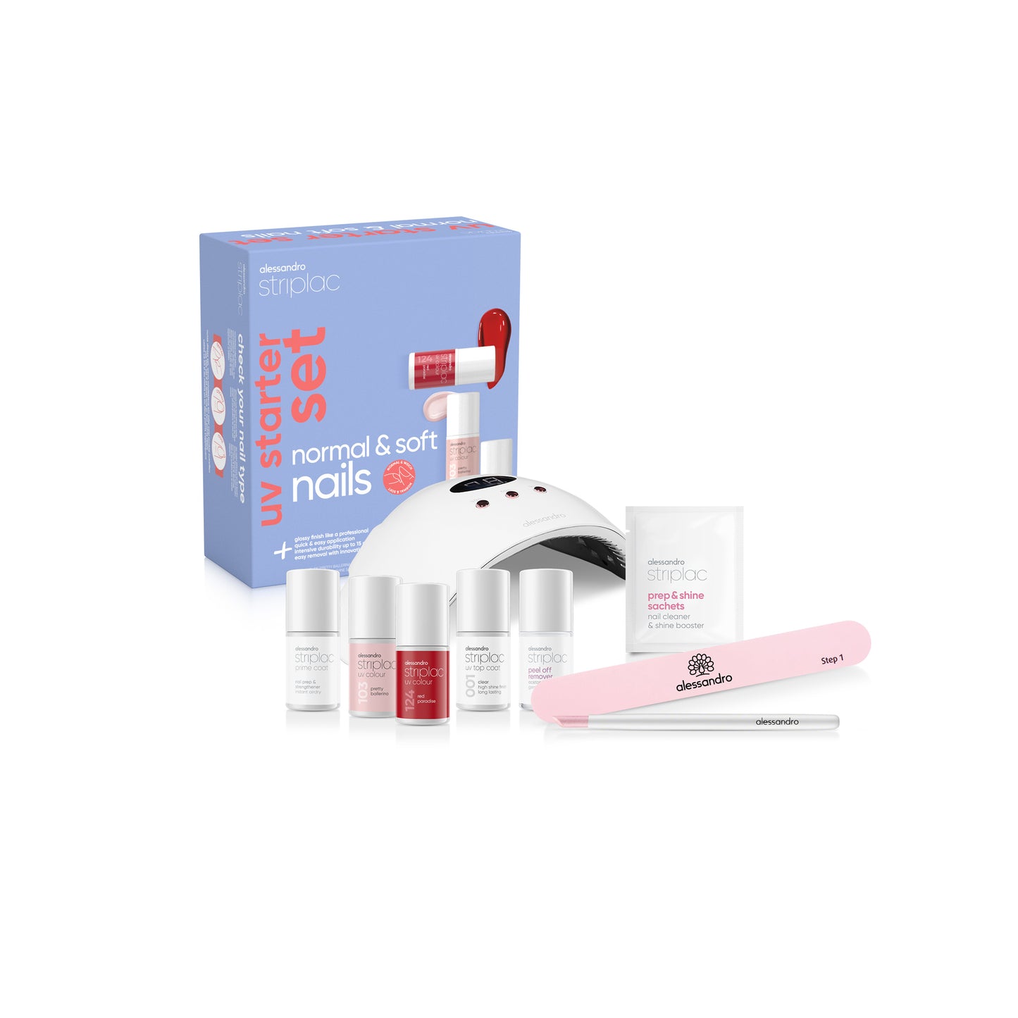 Striplac SET normal & soft nails PRO