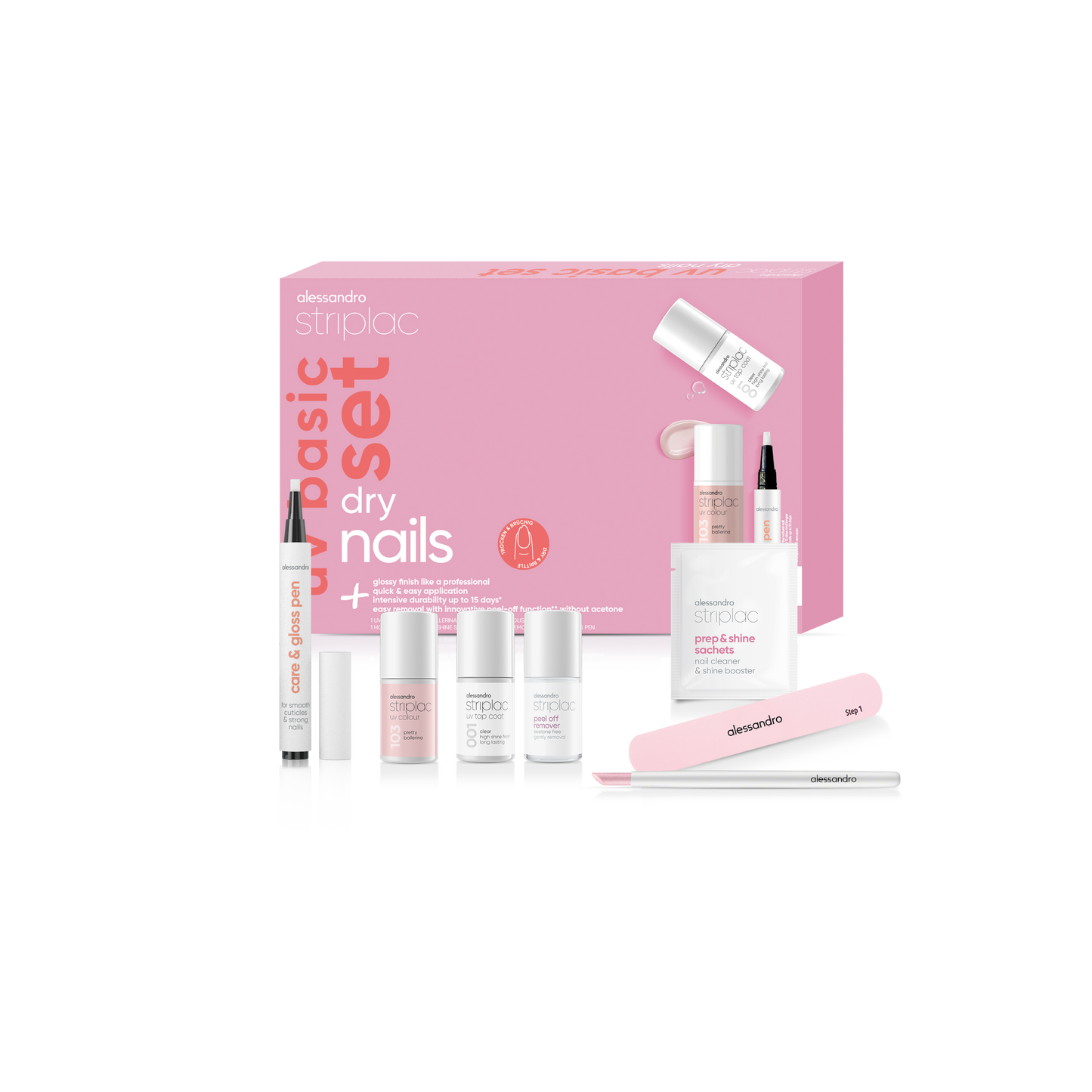 Striplac SET dry nails BASIC