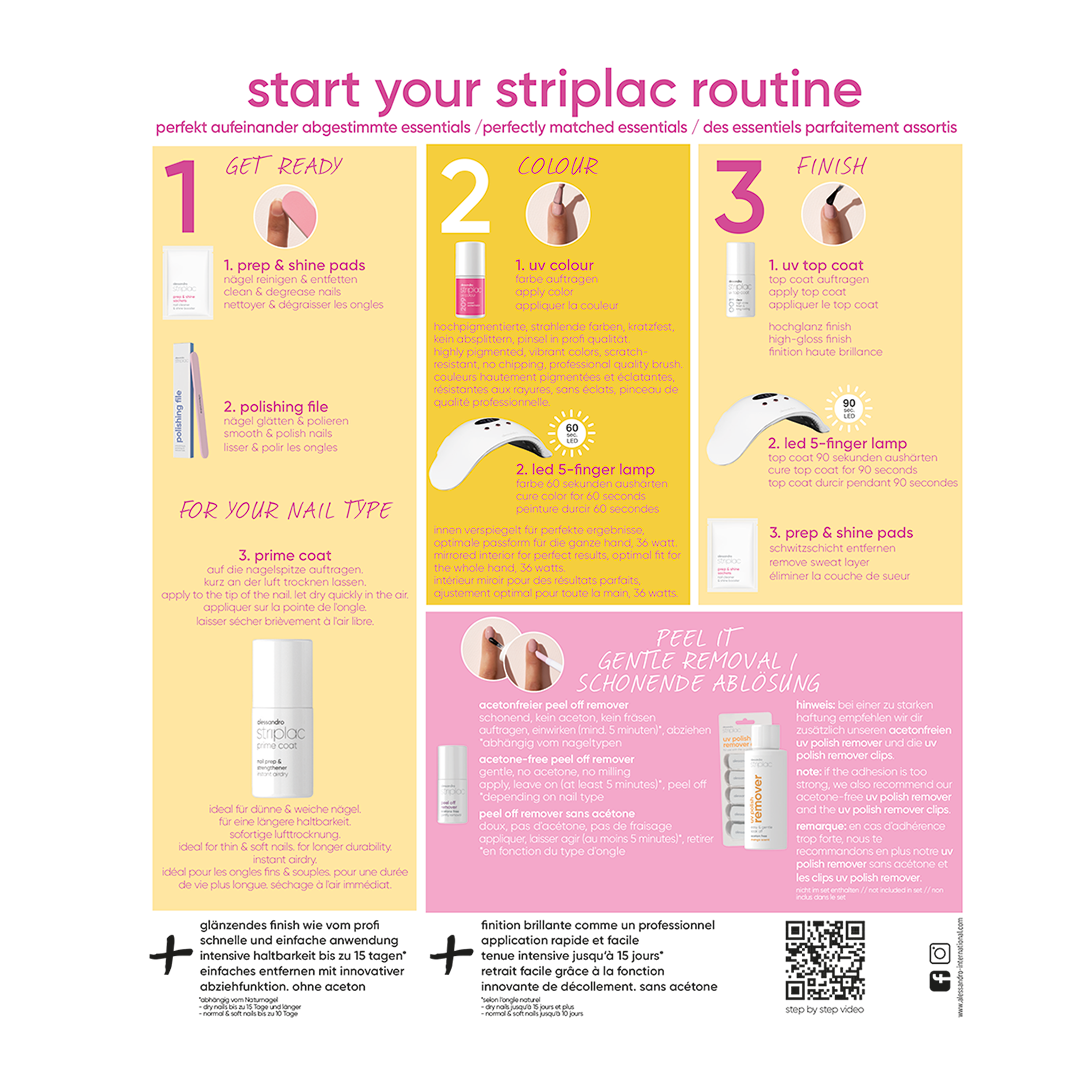 Striplac SET normal & soft nails LIMITED EDITION SUMMER 26