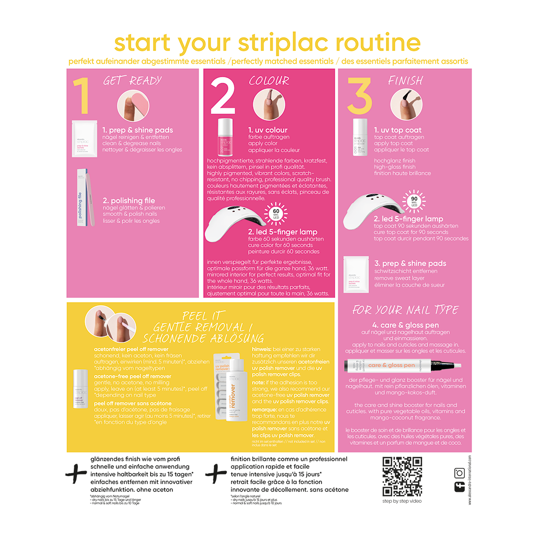 Striplac SET dry nails -LIMITED EDITION SUMMER 26!