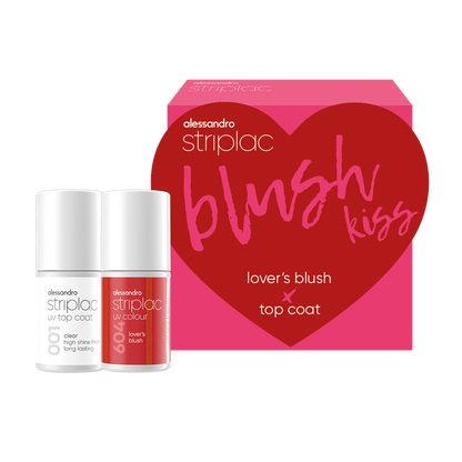 Striplac blush kiss set